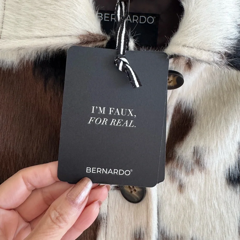 Bernardo cow print jacket - Picture 4 of 6